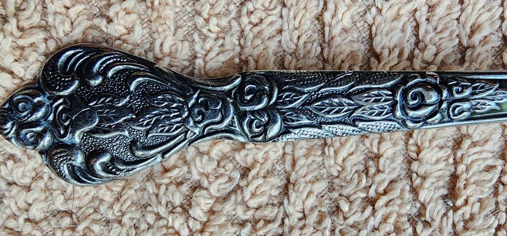 Vintage Versailles Stainless Japan Teaspoon Replacement Flatware Ornate Floral